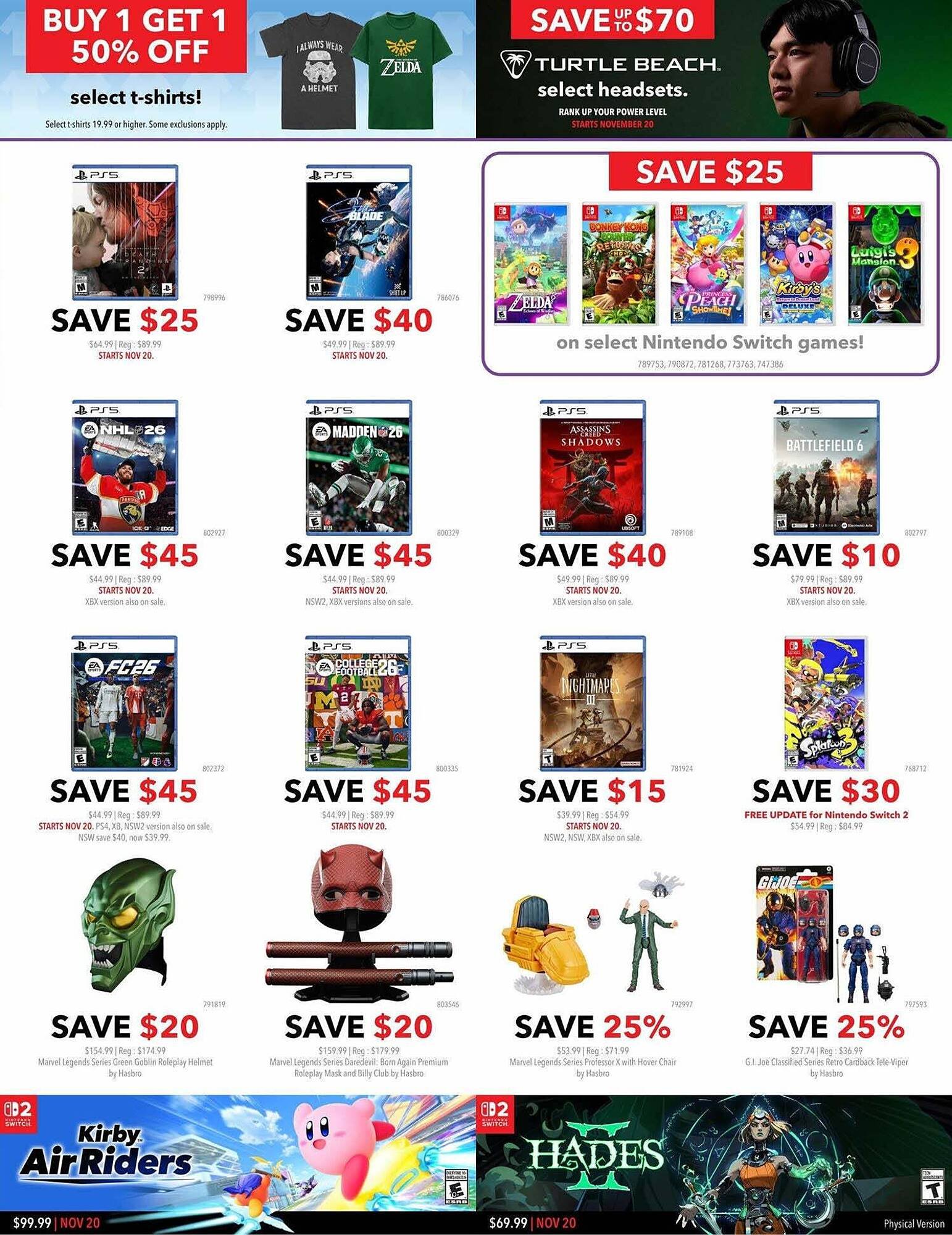 GameStop flyer (2025-11-21 - 2025-11-26) | 2