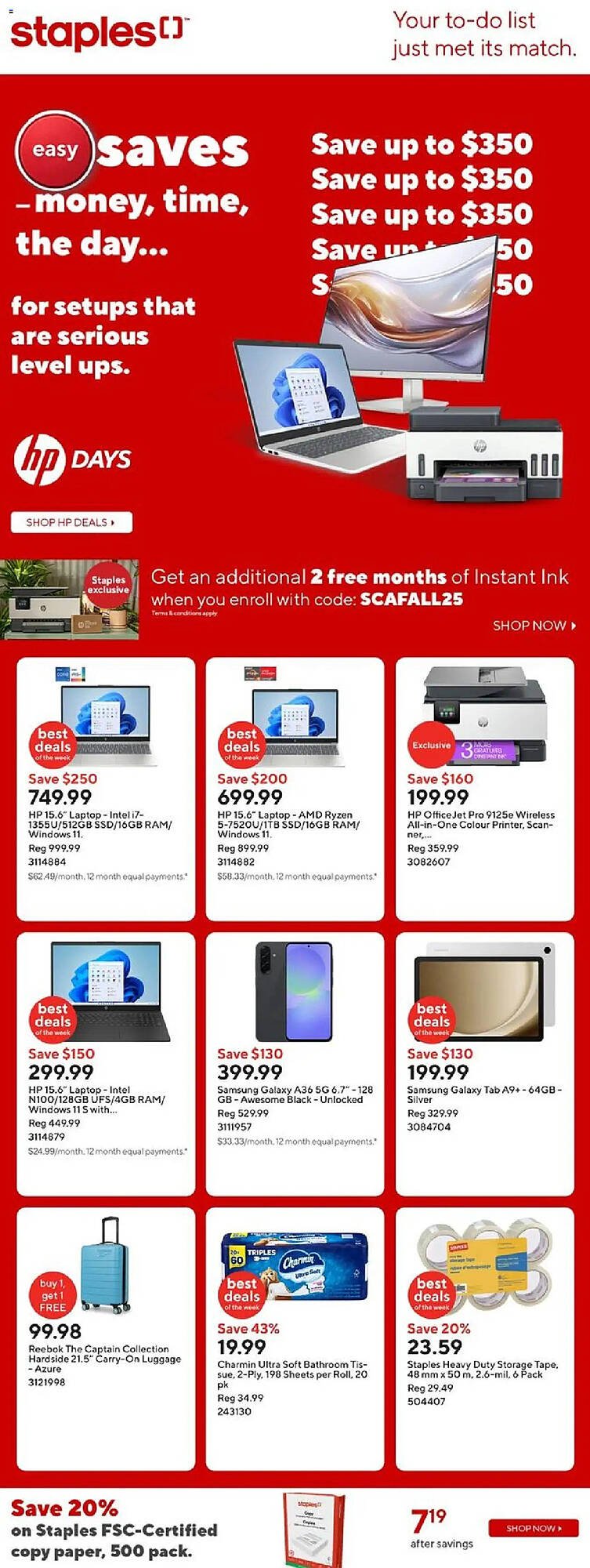 Staples flyer (2025-10-17 - 2025-10-23) | 1