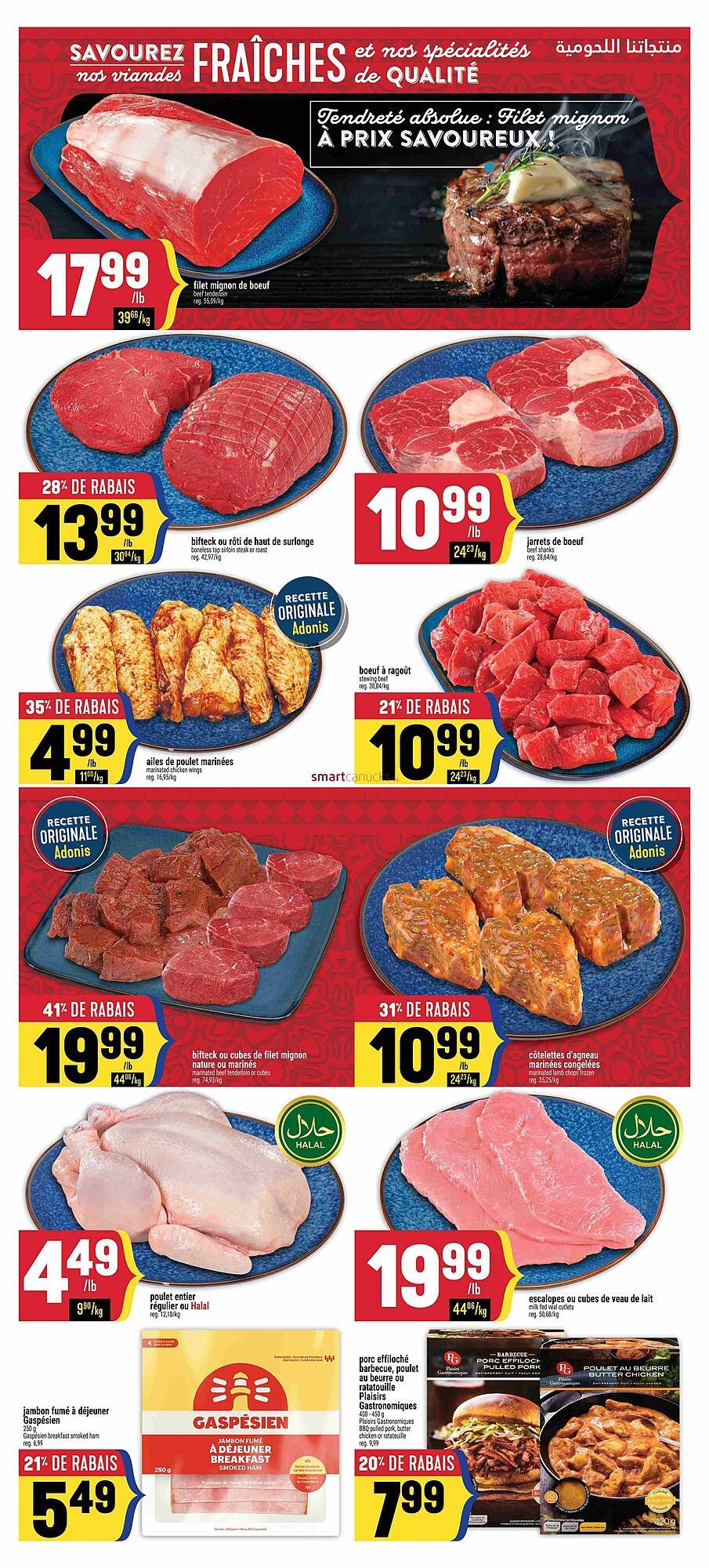 Marché Adonis flyer