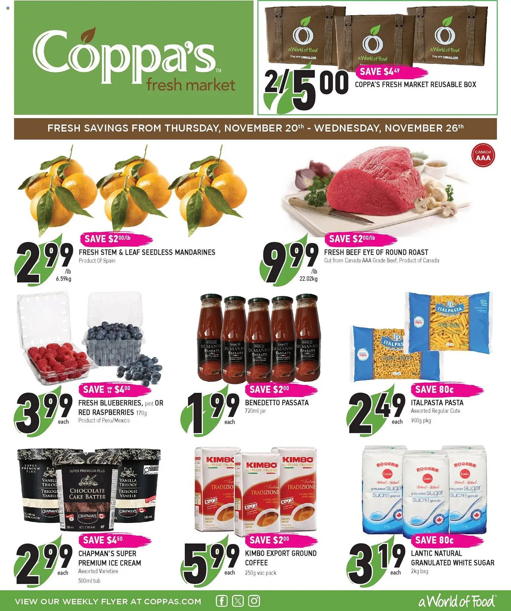 Coppa&#039;s Fresh Market flyer (2025-11-20 - 2025-11-27) | 1