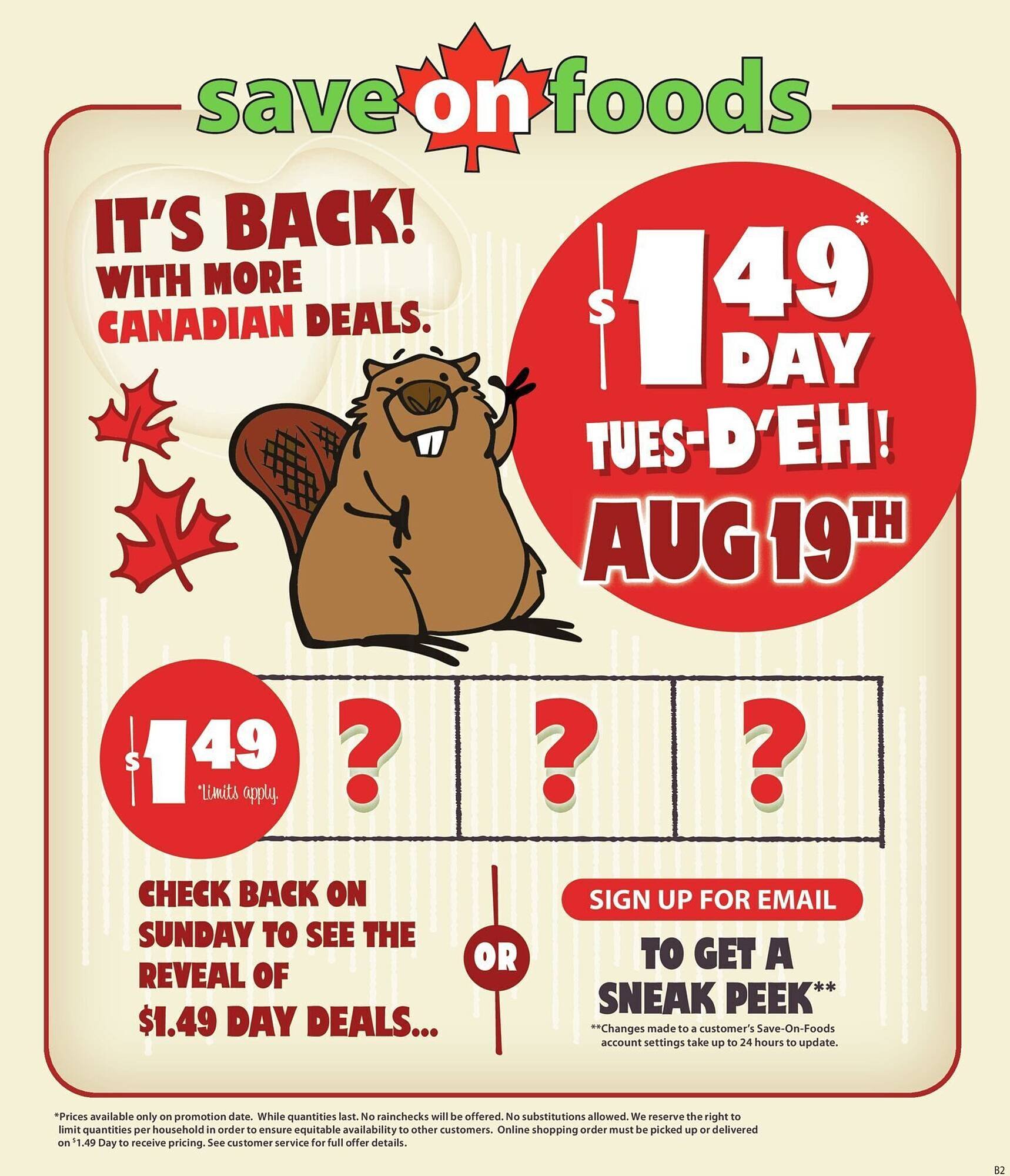 Save on Foods flyer (2025-08-14 - 2025-08-21) | 1