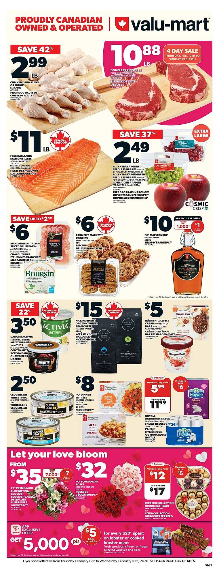 Valu-mart flyer (2026-02-12 - 2026-02-18) | 1