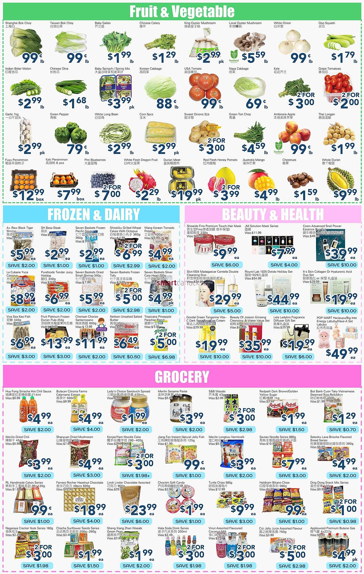 Oceans Fresh Food Market flyer