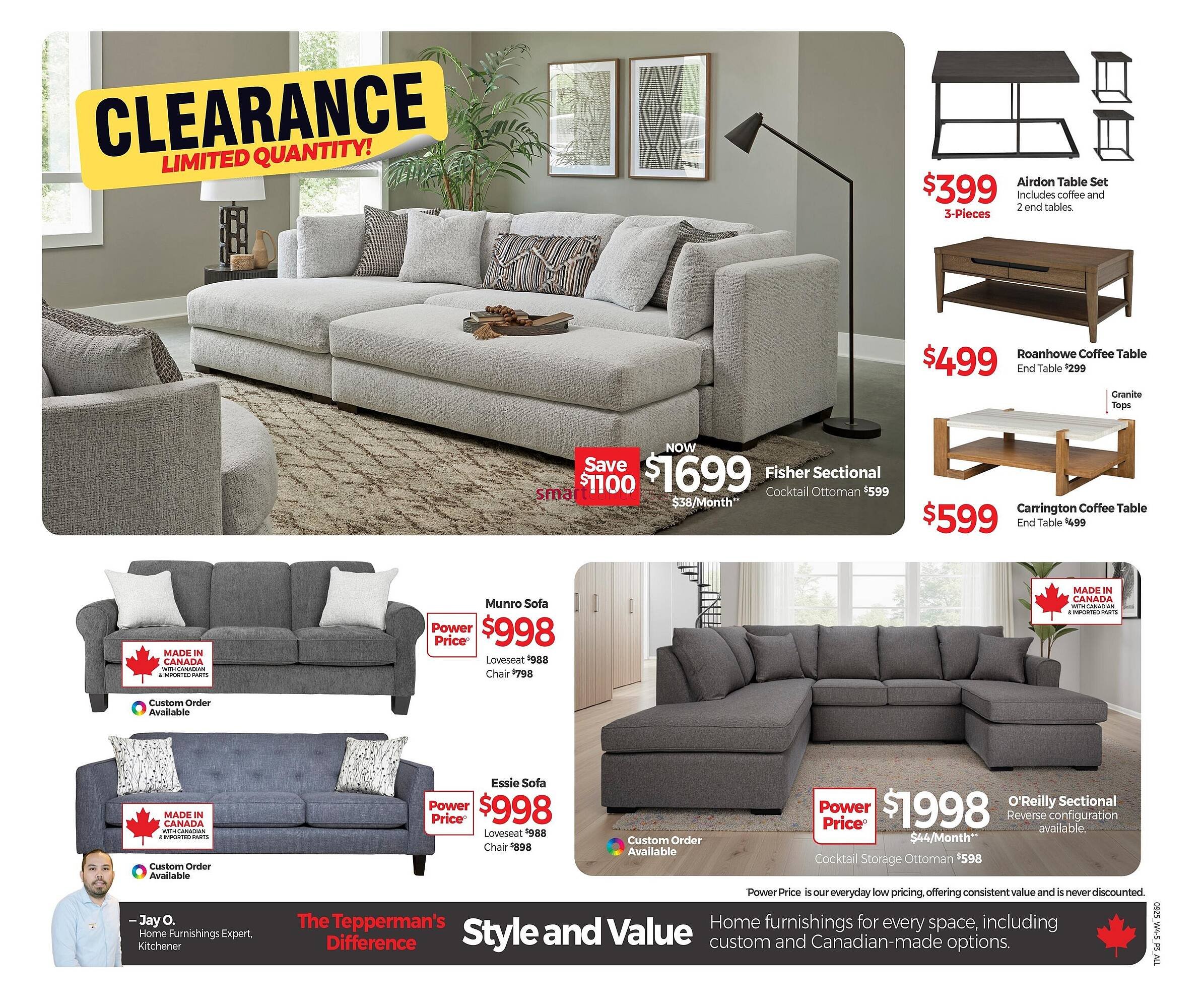 Tepperman's flyer