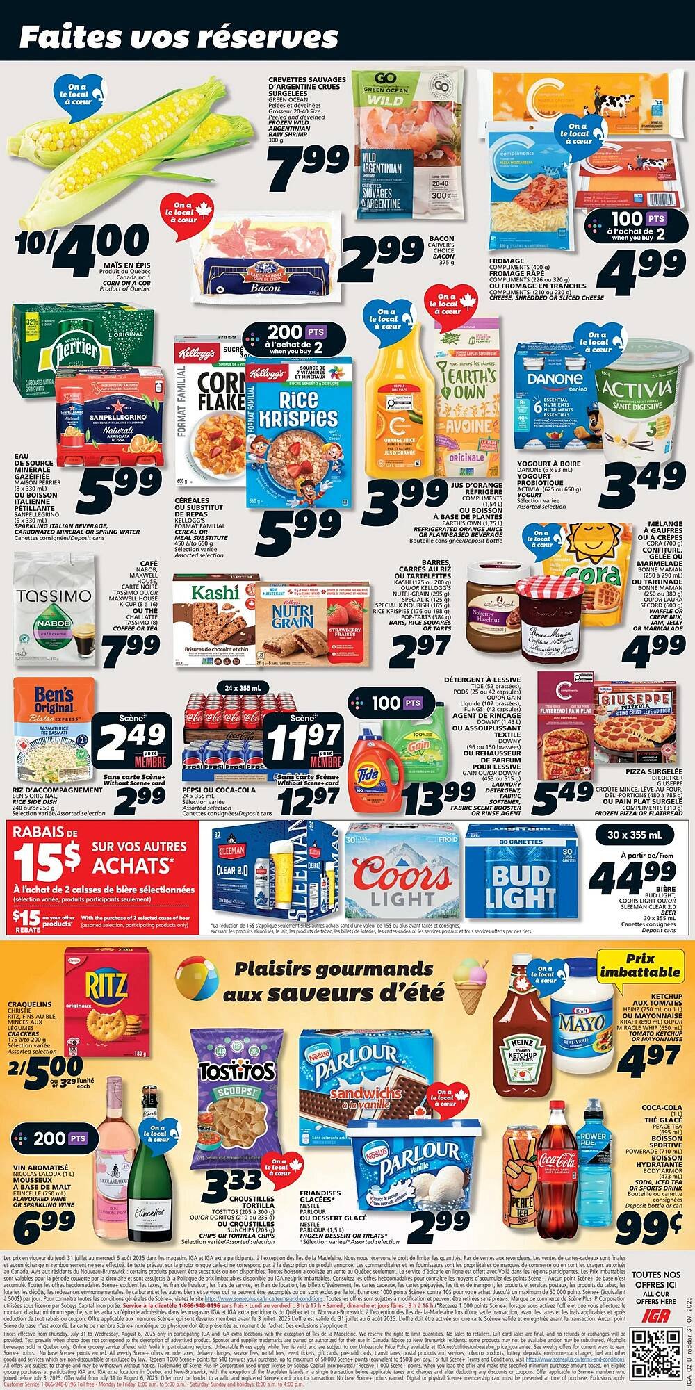 IGA flyer