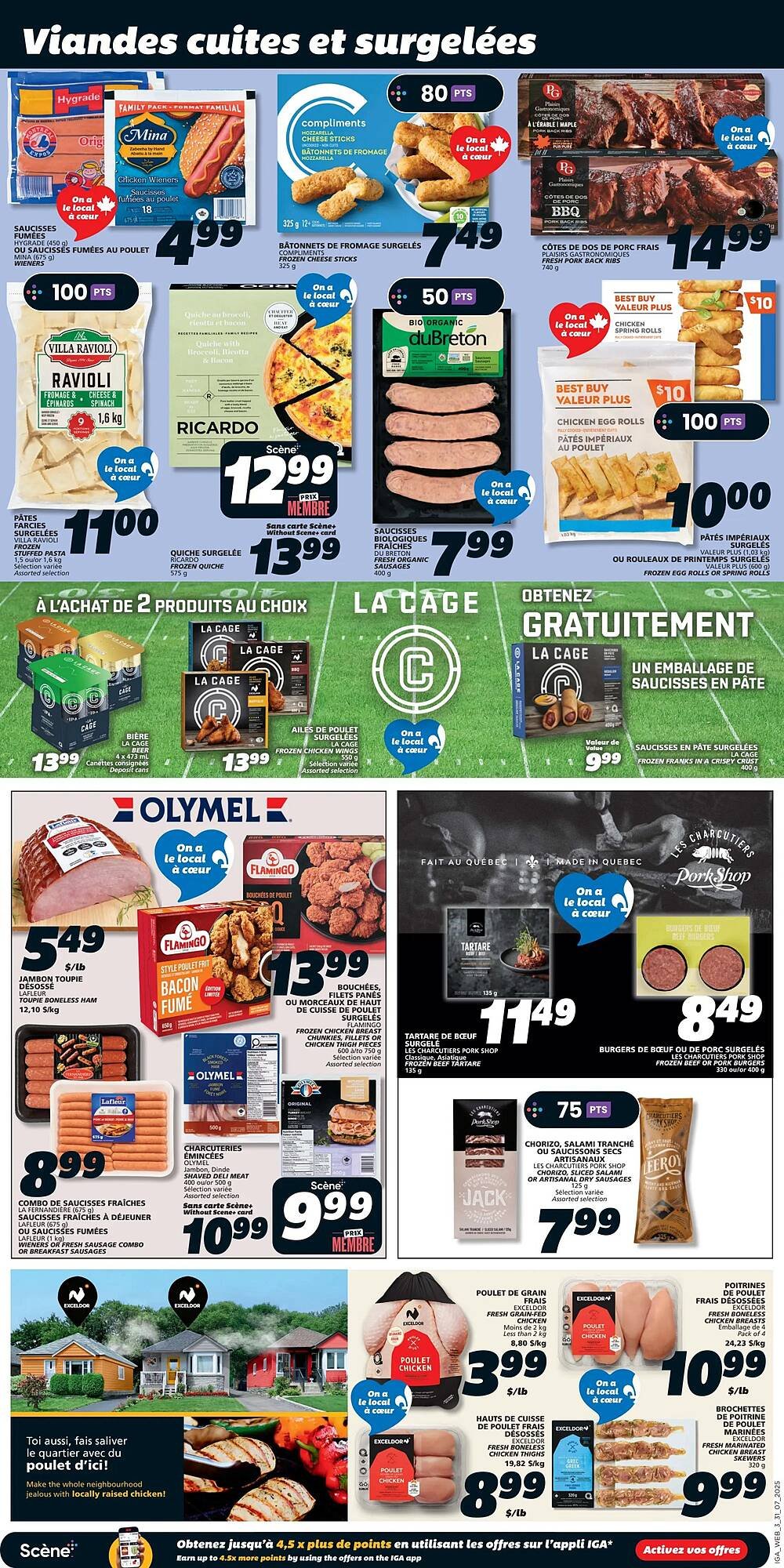 IGA flyer