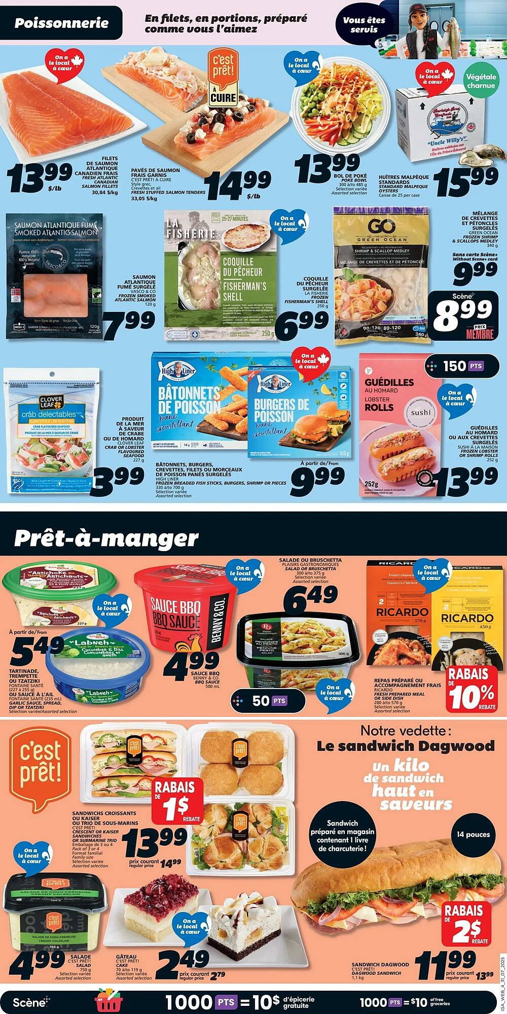 IGA flyer