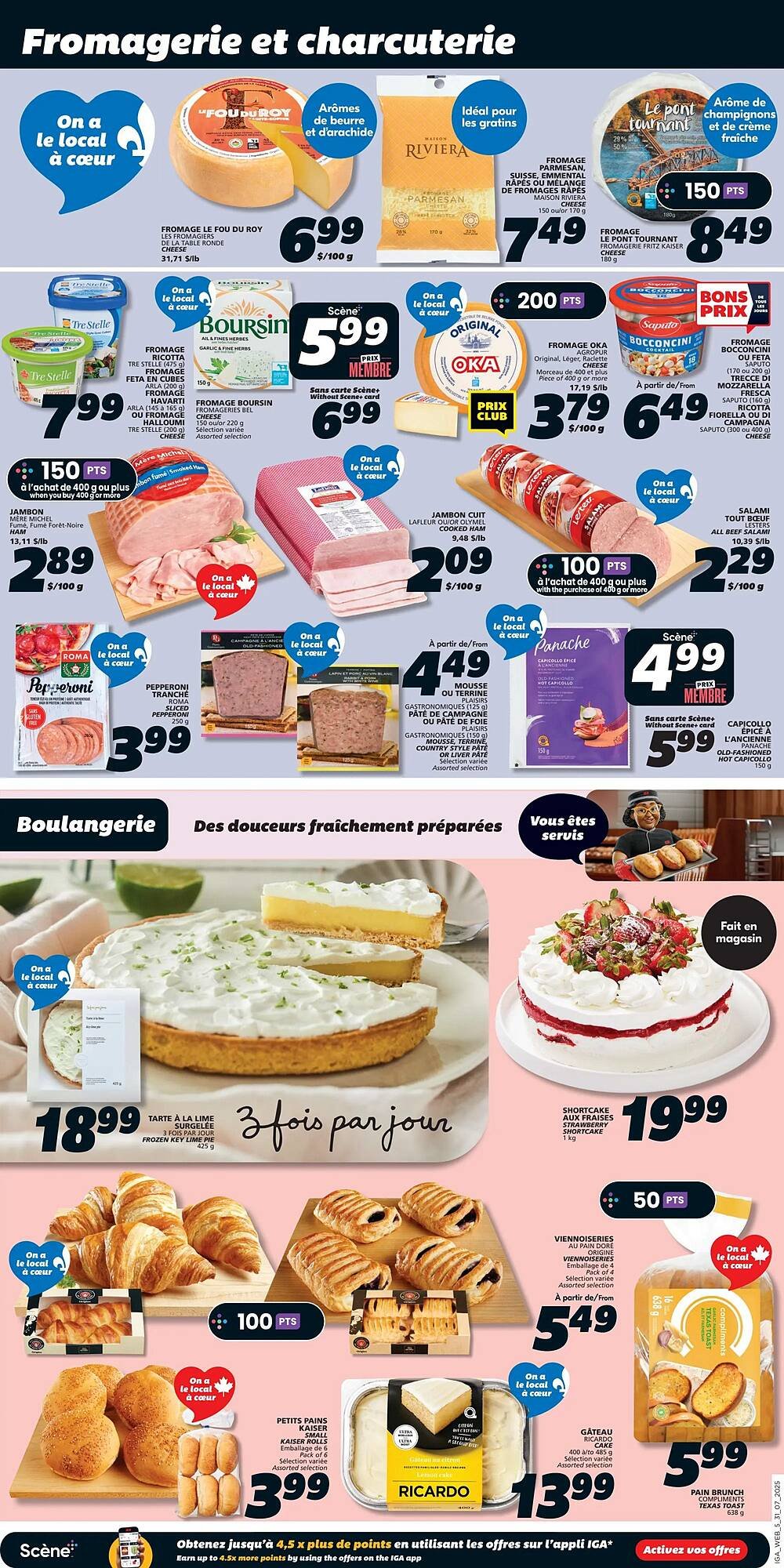 IGA flyer