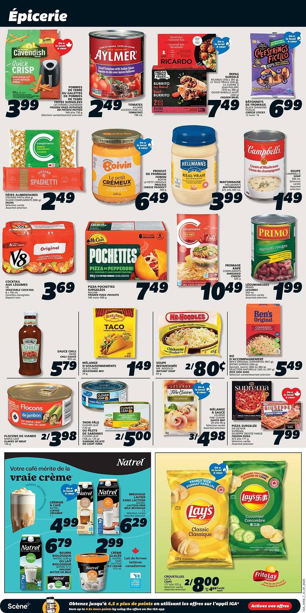 IGA flyer
