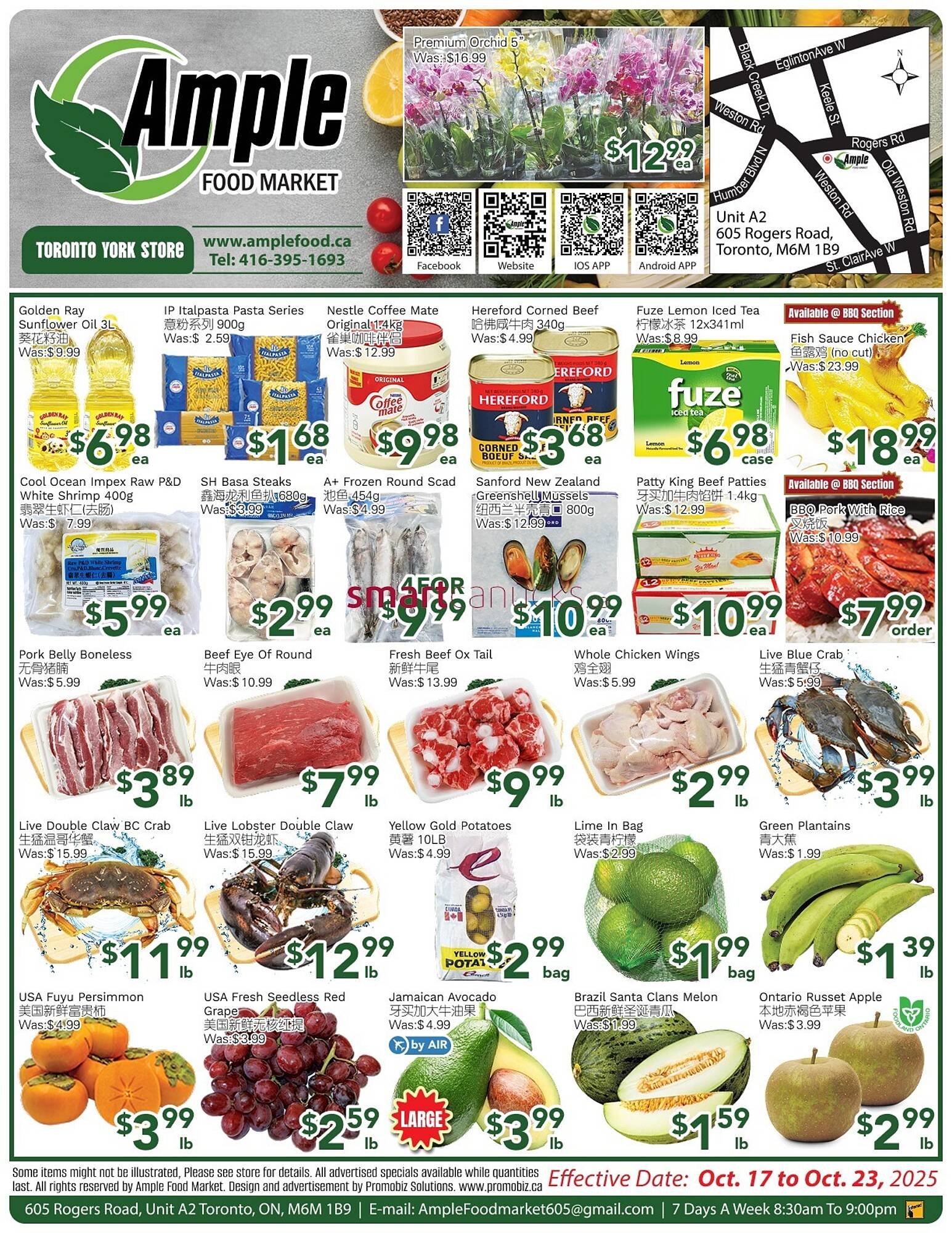 Ample Food Market flyer (2025-10-17 - 2025-10-23) | 1