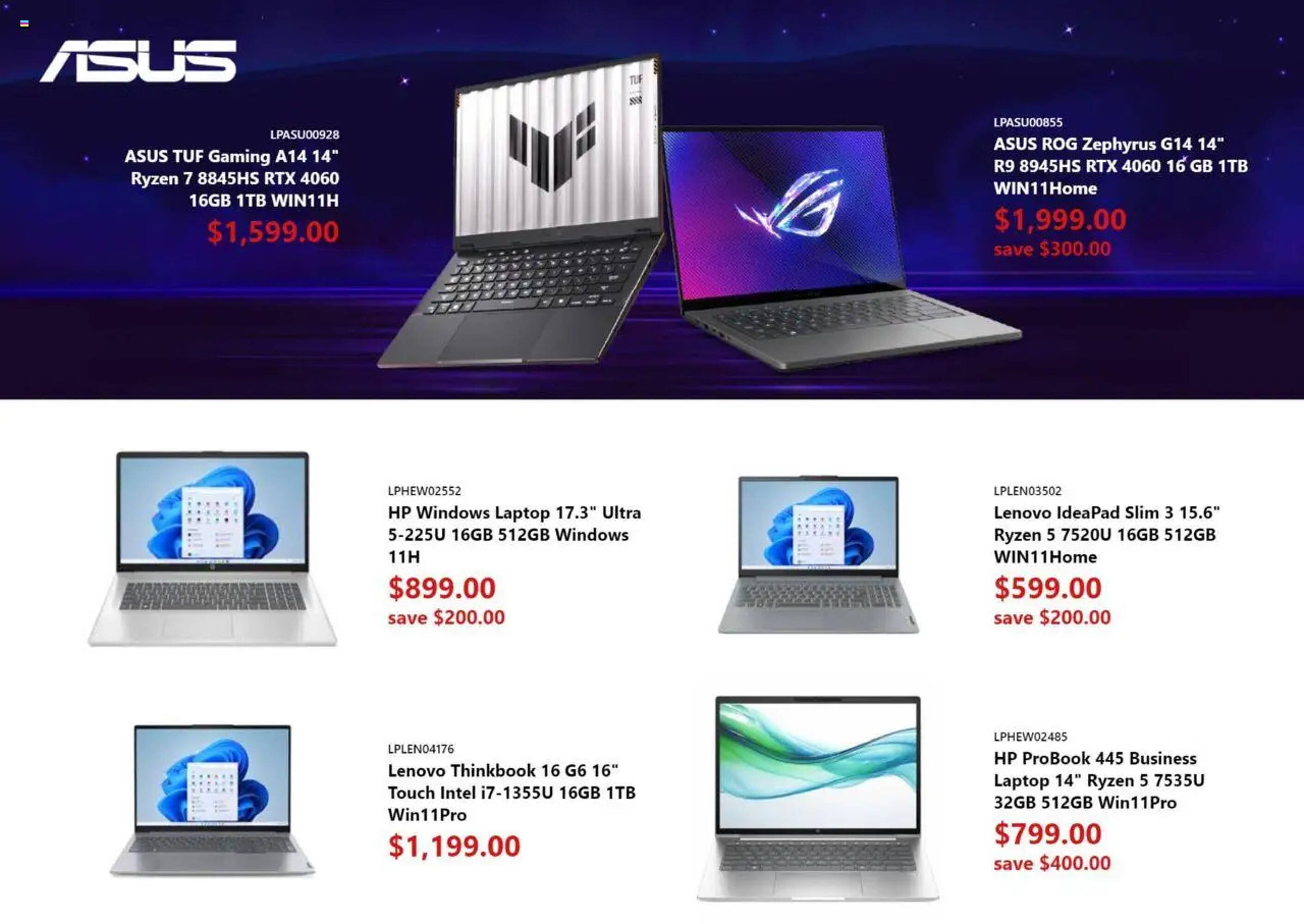 Canada Computers flyer