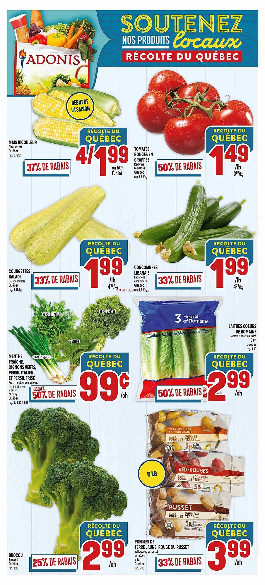 Marché Adonis flyer
