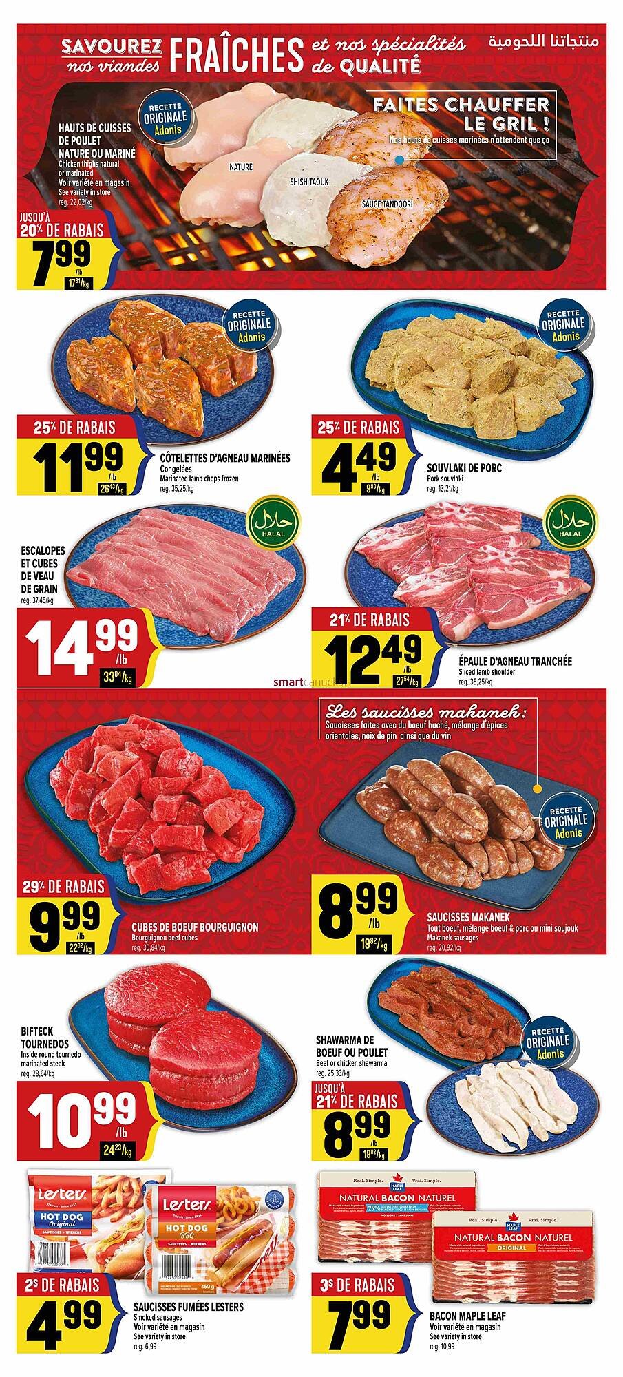 Marché Adonis flyer