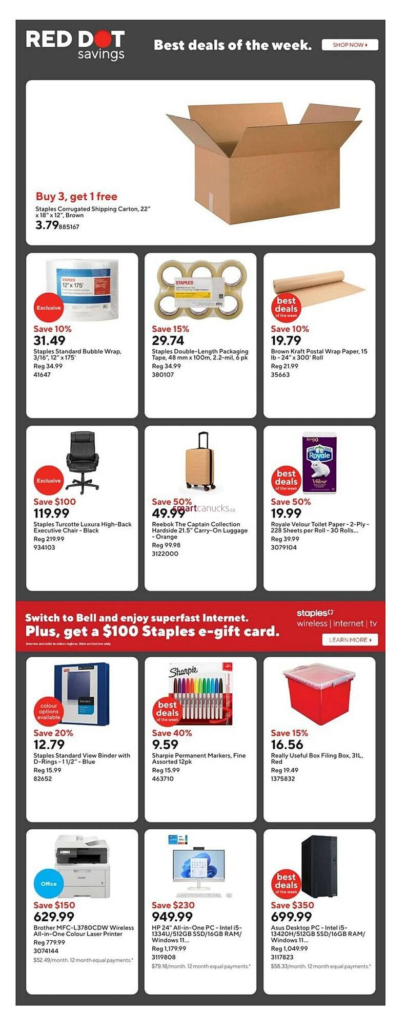 Staples flyer (2025-11-07 - 2025-11-13) | 2