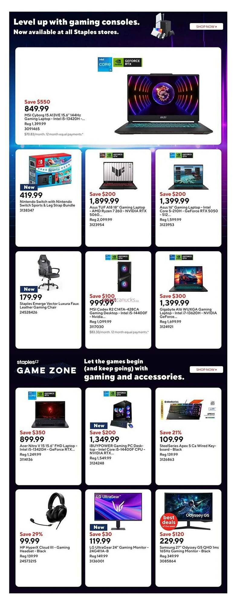 Staples flyer (2025-11-07 - 2025-11-13) | 11