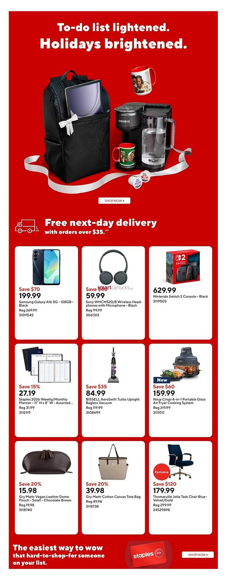 Staples flyer (2025-11-07 - 2025-11-13) | 4