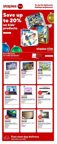 Staples flyer (2025-11-07 - 2025-11-13)