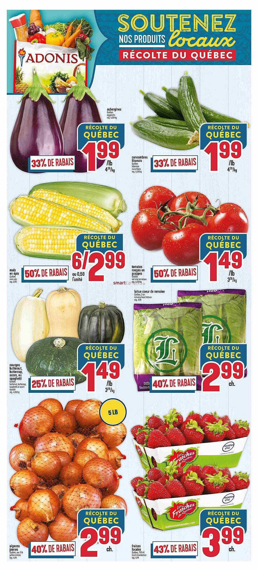 Marché Adonis flyer