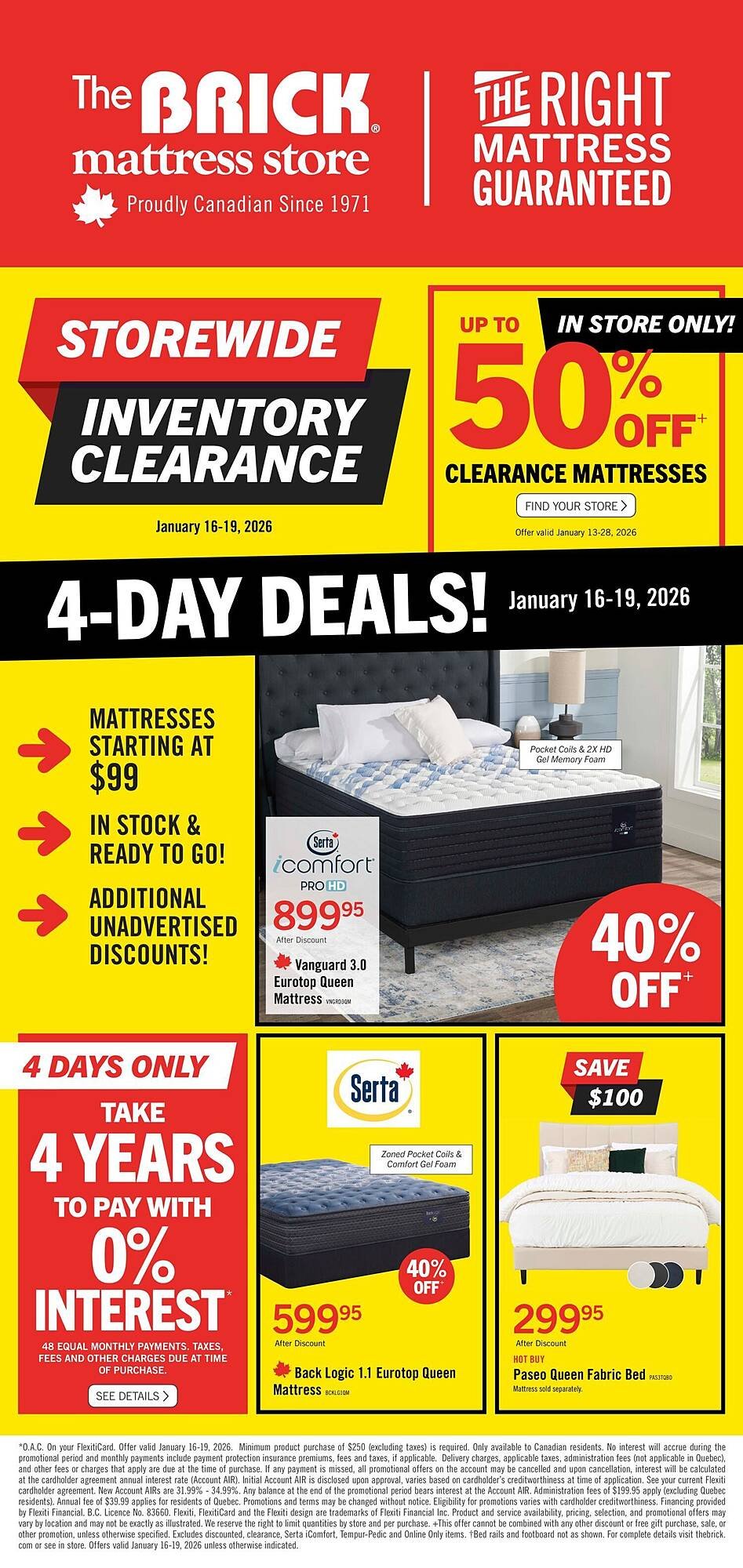 The Brick flyer (2026-01-13 - 2026-01-29) | 1
