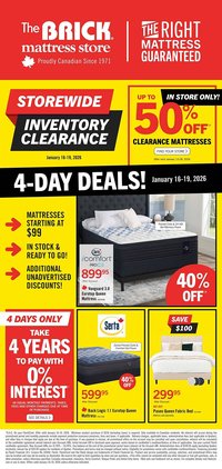 The Brick flyer (2026-01-13 - 2026-01-29)
