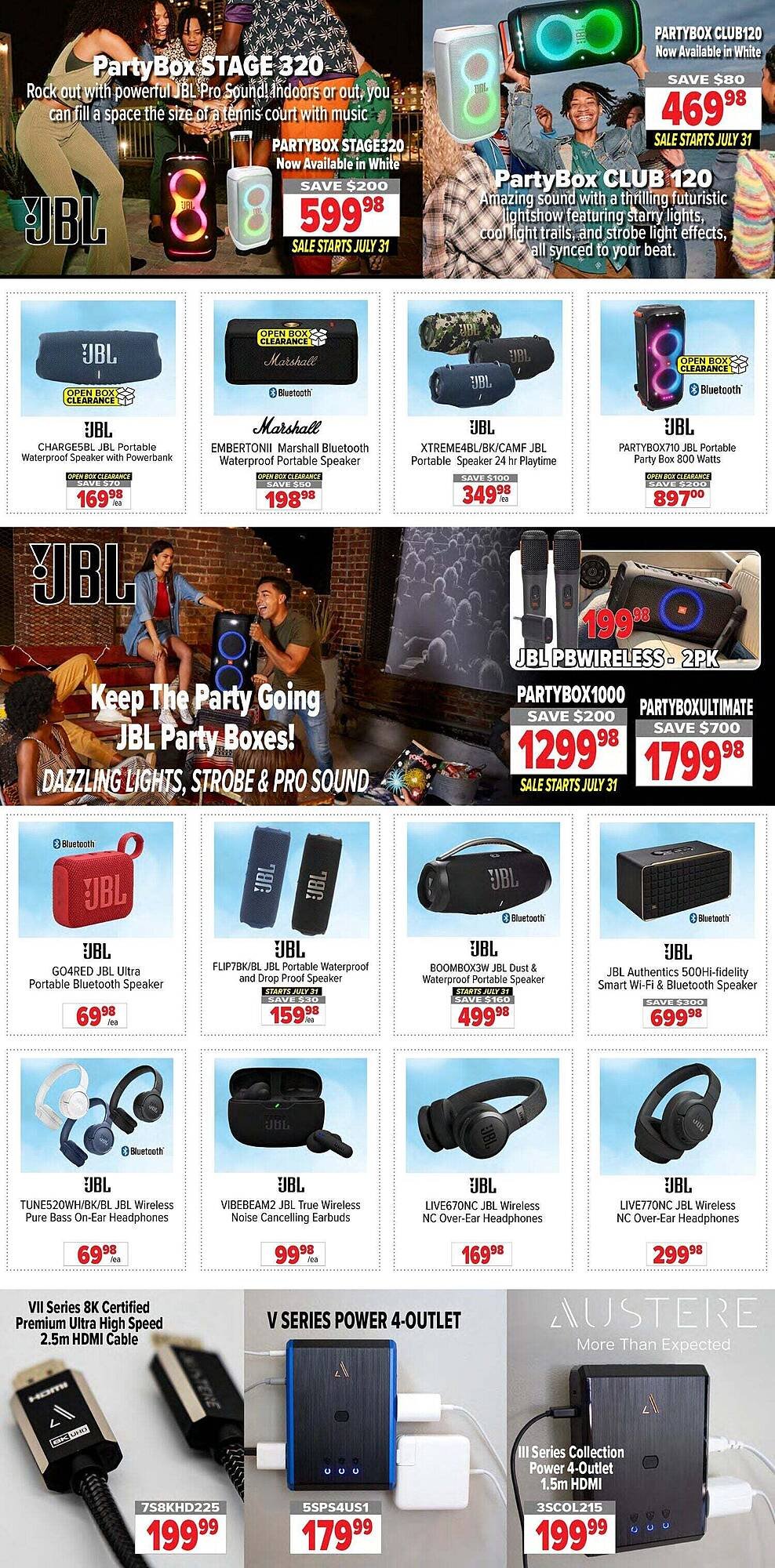 2001 Audio Video flyer