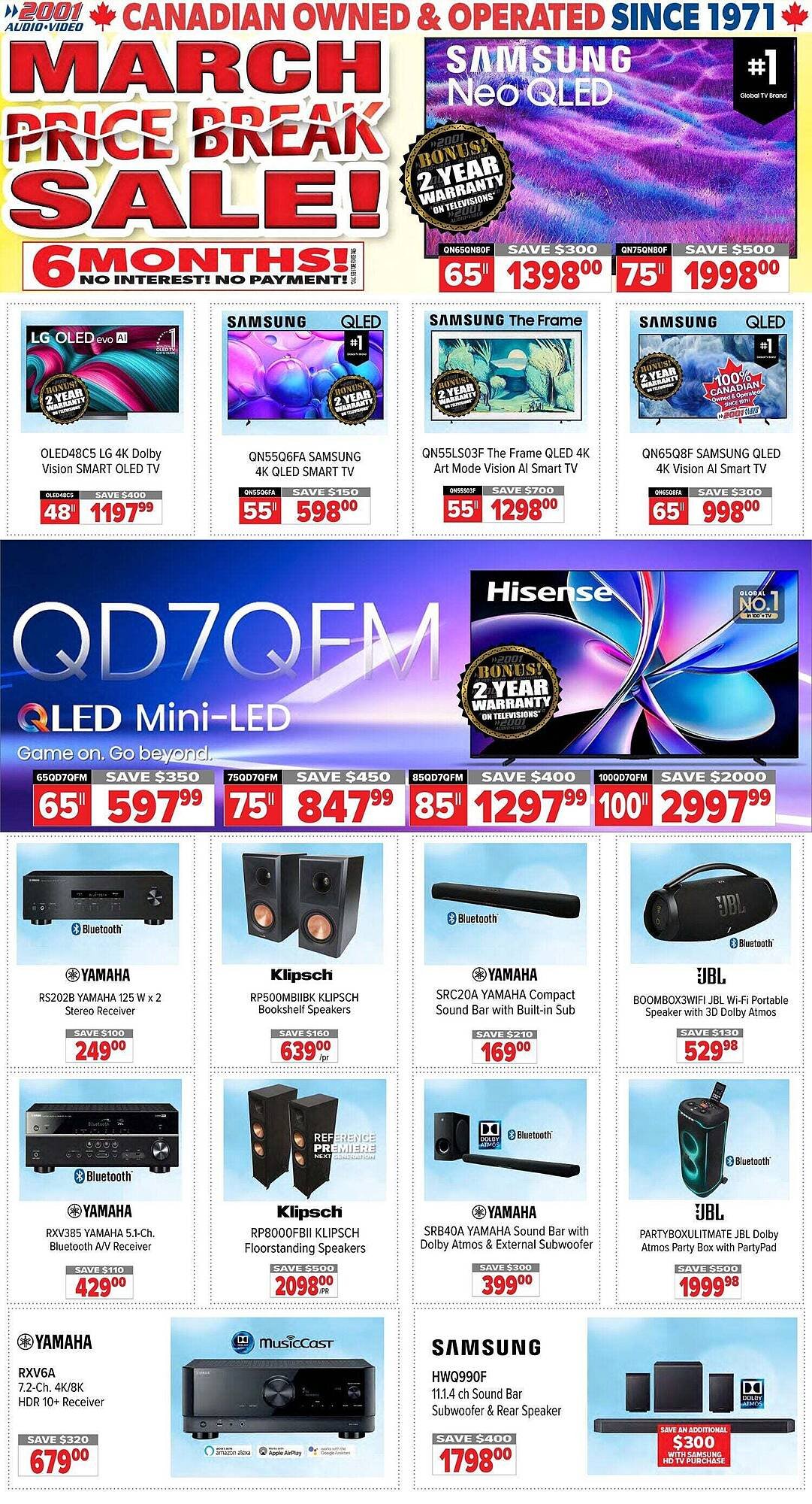 2001 Audio Video flyer (2026-03-13 - 2026-03-19) | 1