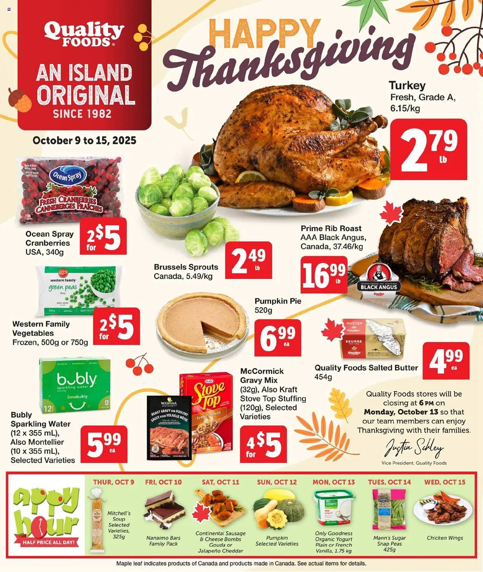 Quality Foods flyer (2025-10-09 - 2025-10-15) | 1