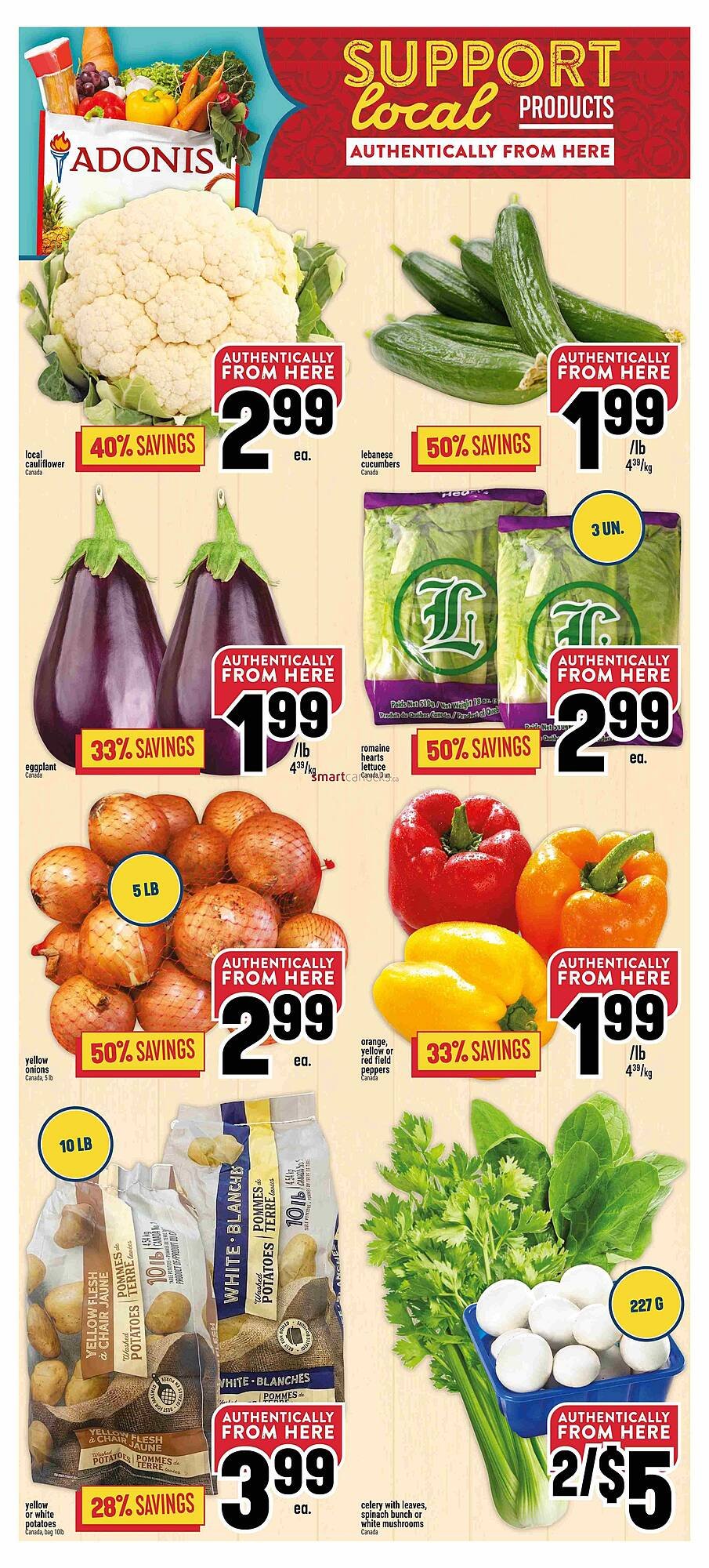 Marché Adonis flyer