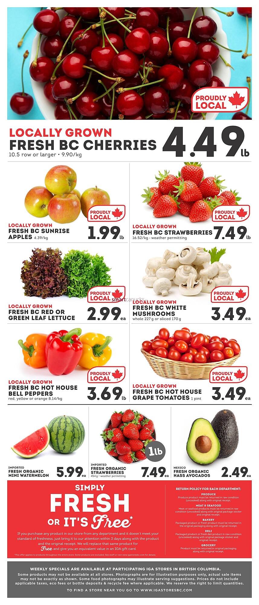 IGA flyer