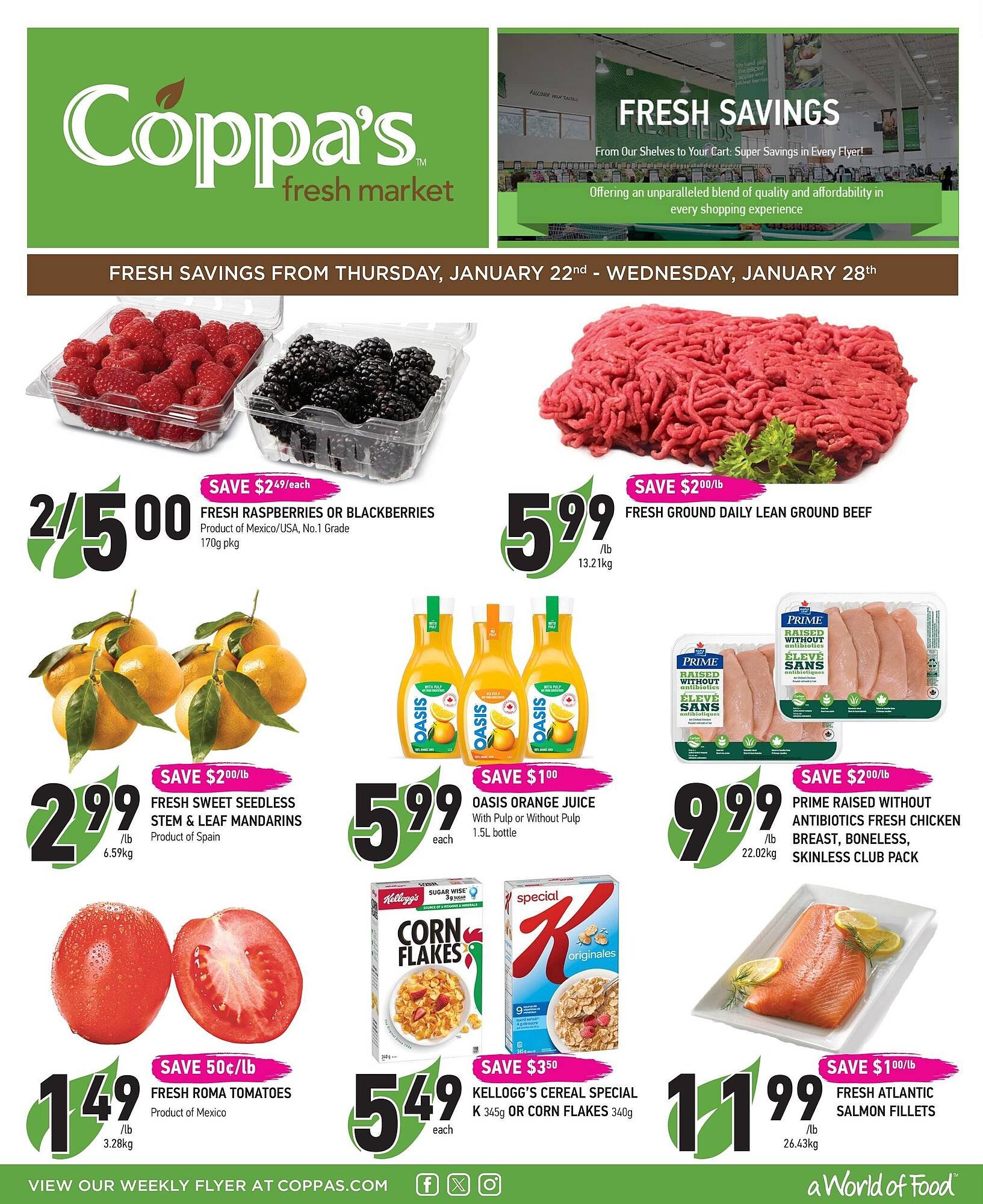 Coppa's Fresh Market flyer