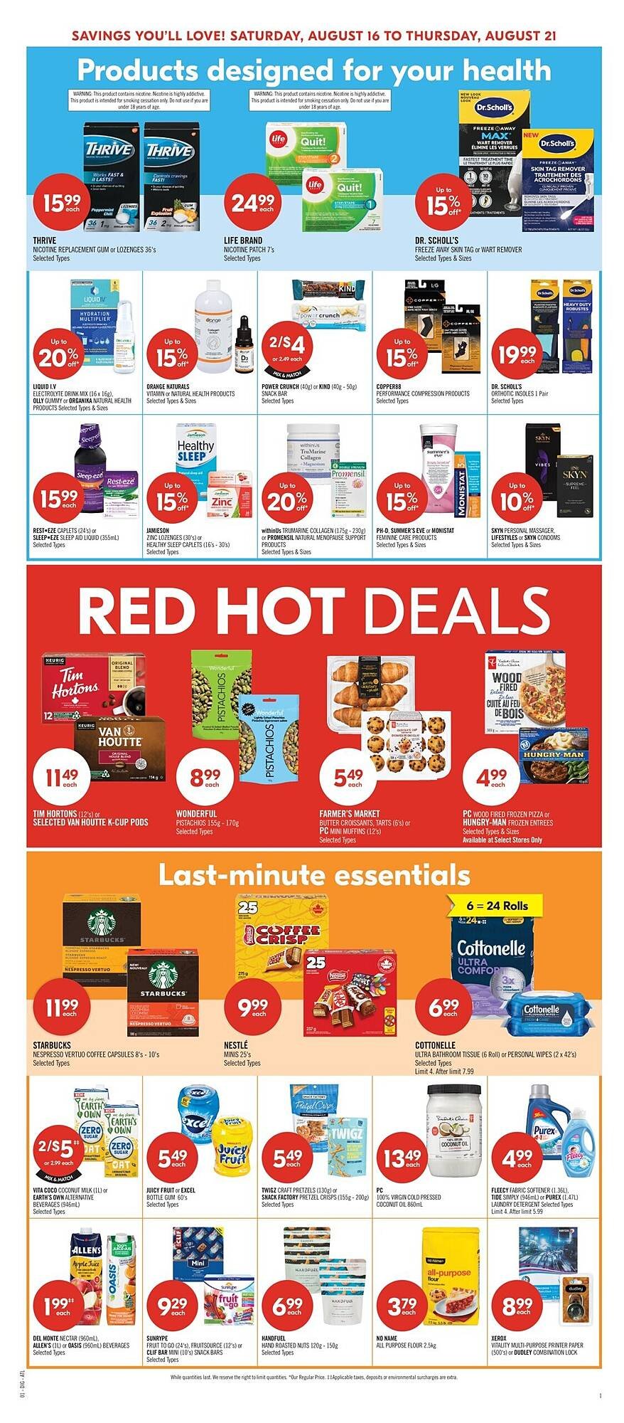 Shoppers Drug Mart flyer