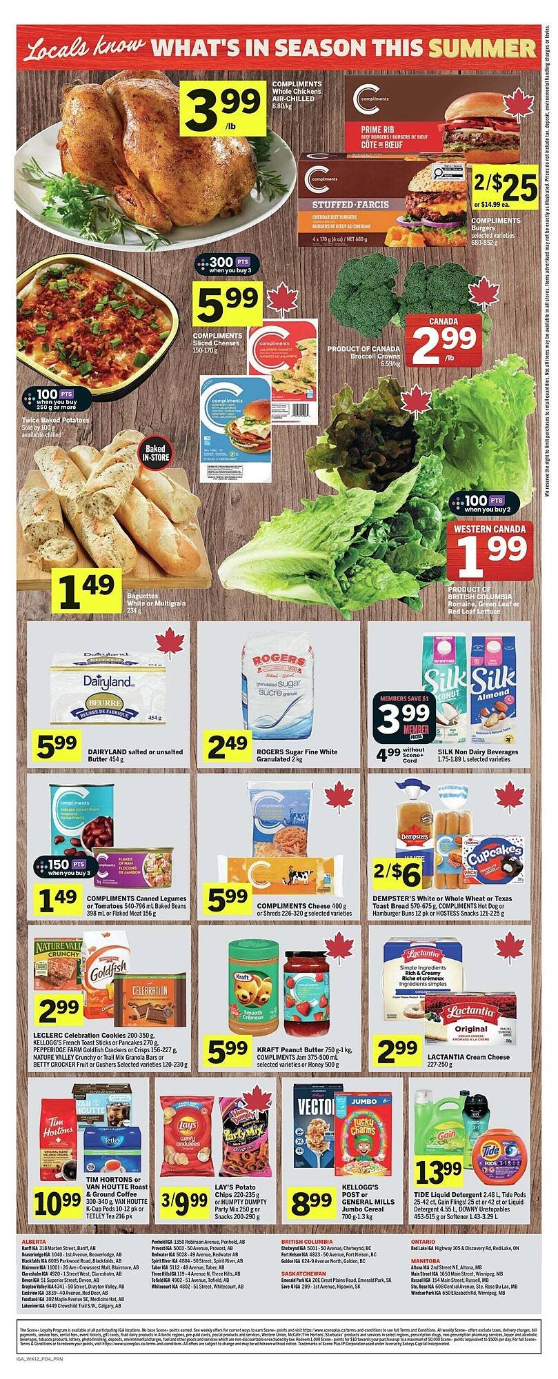 IGA flyer