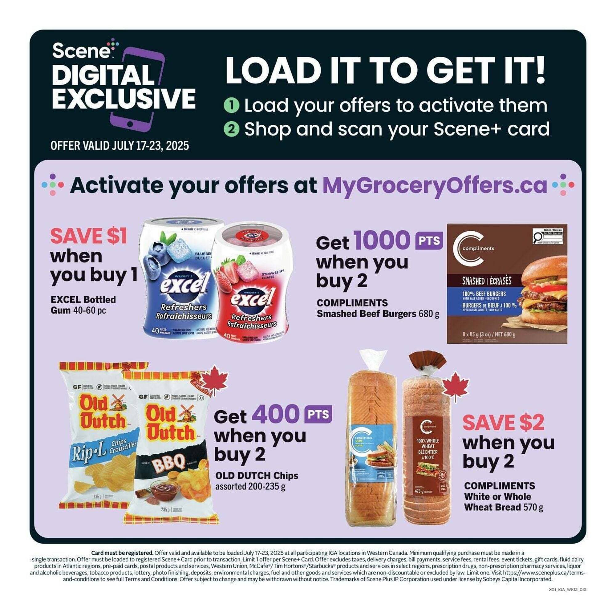 IGA flyer