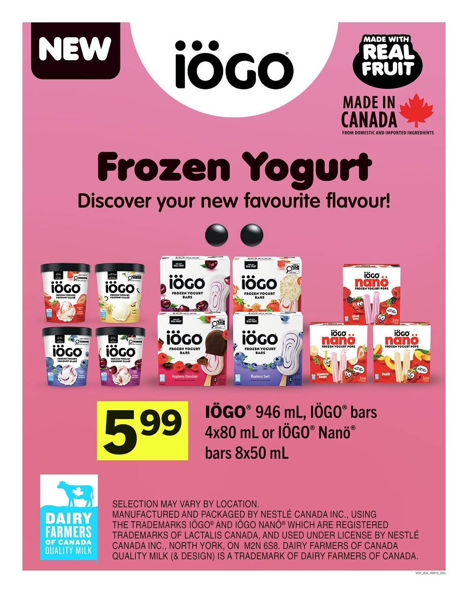 IGA flyer