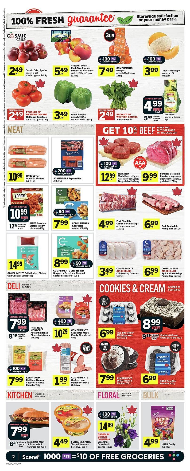 IGA flyer