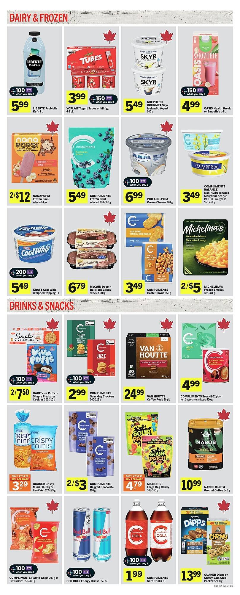 IGA flyer