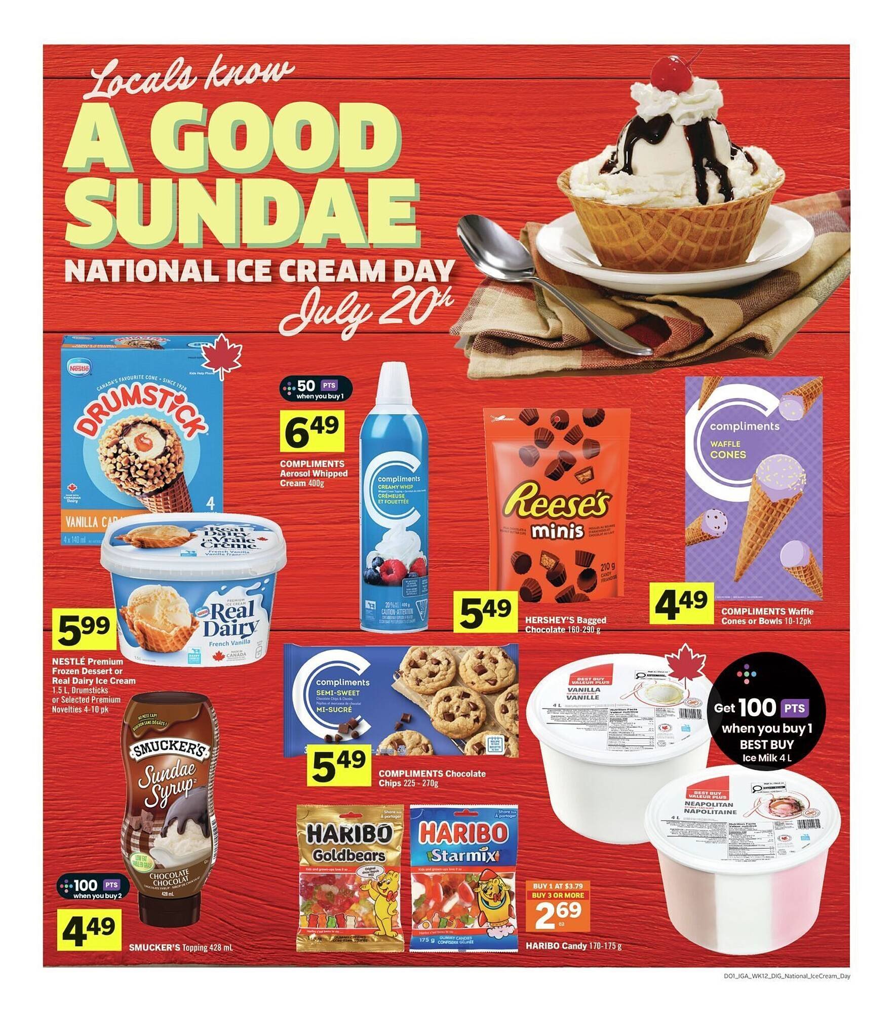 IGA flyer