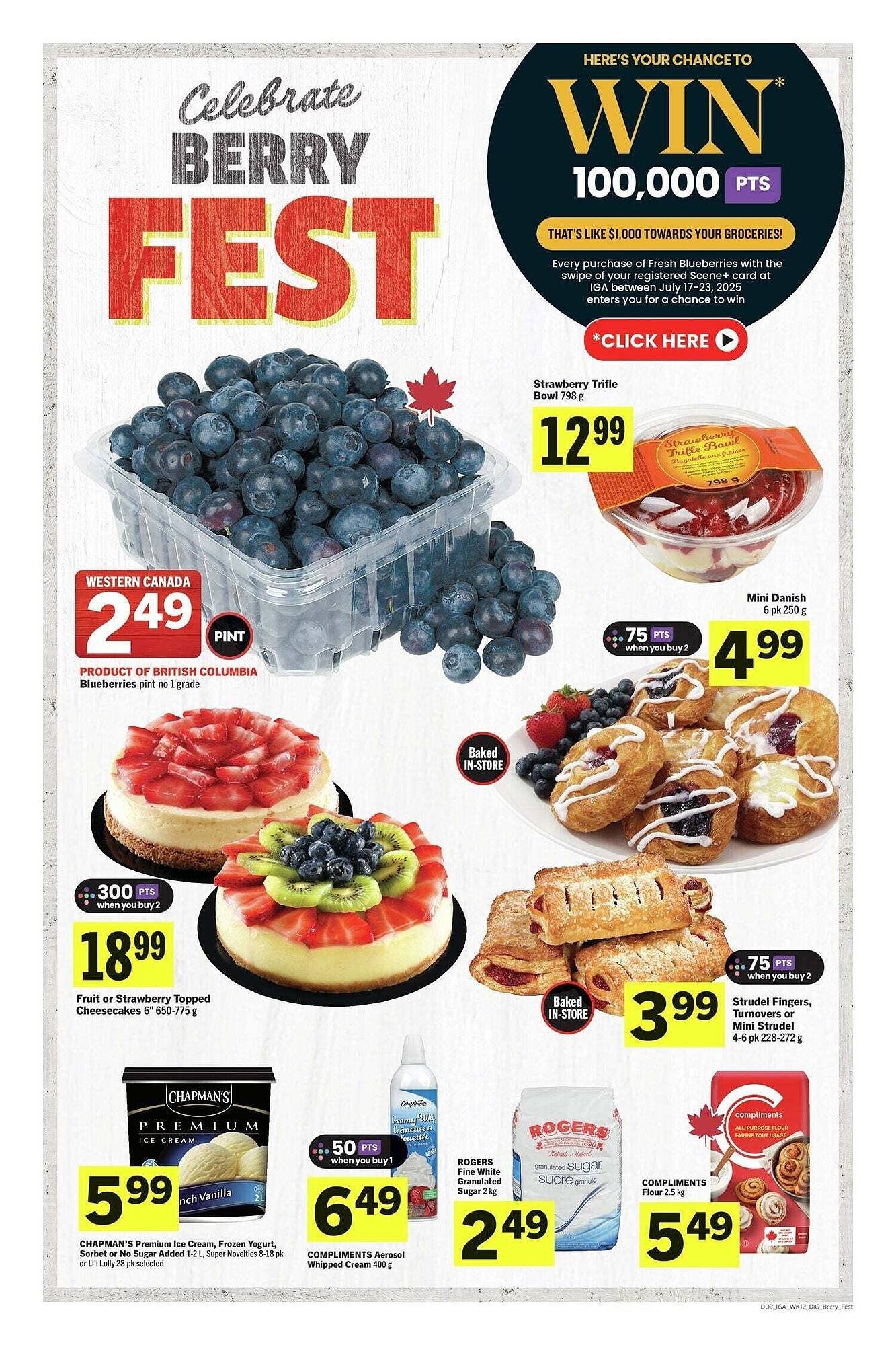 IGA flyer
