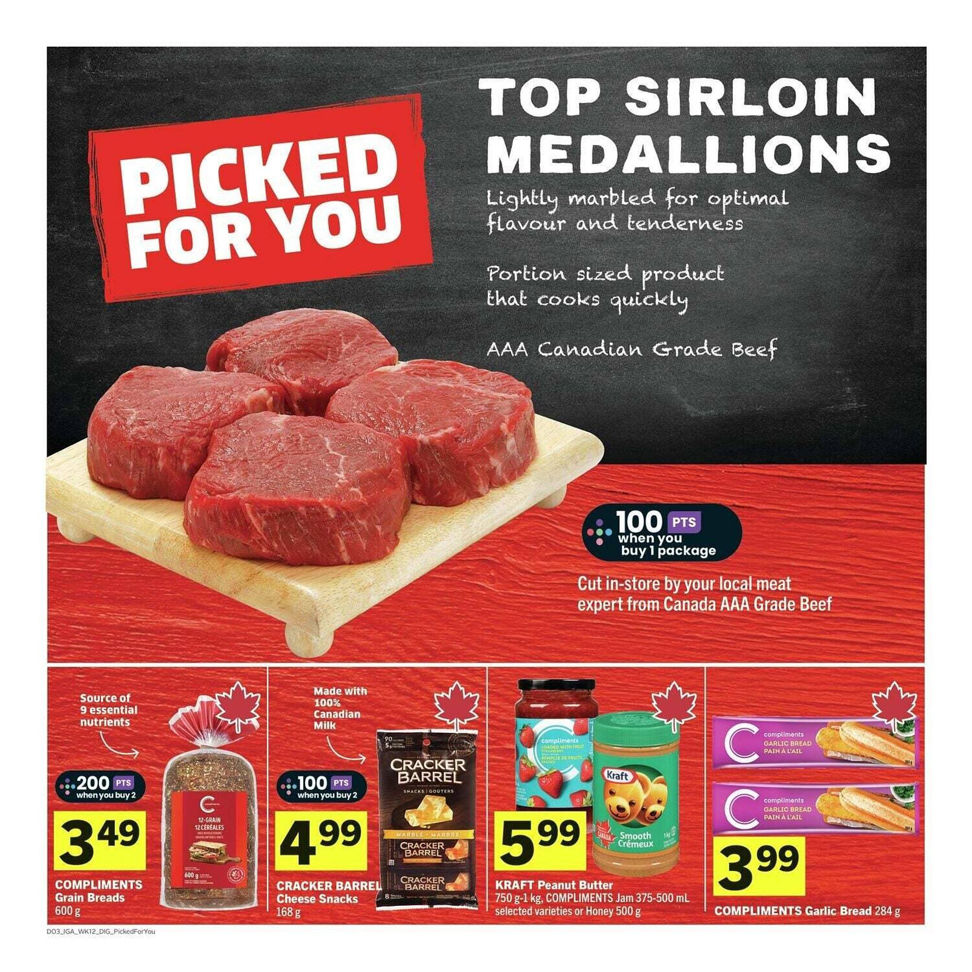 IGA flyer