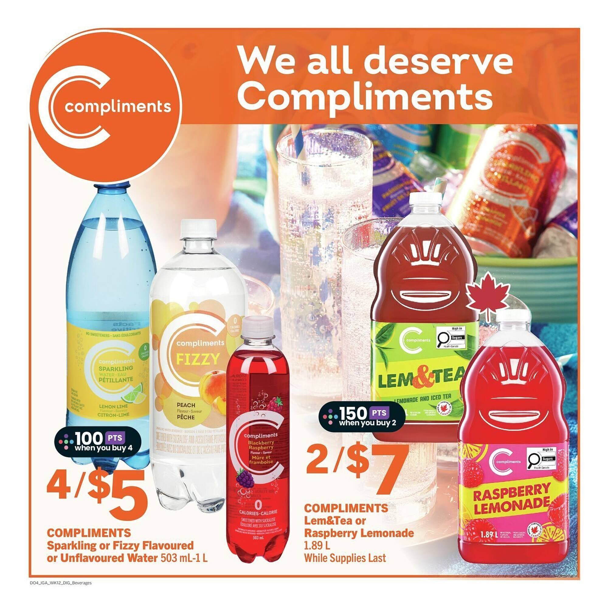 IGA flyer