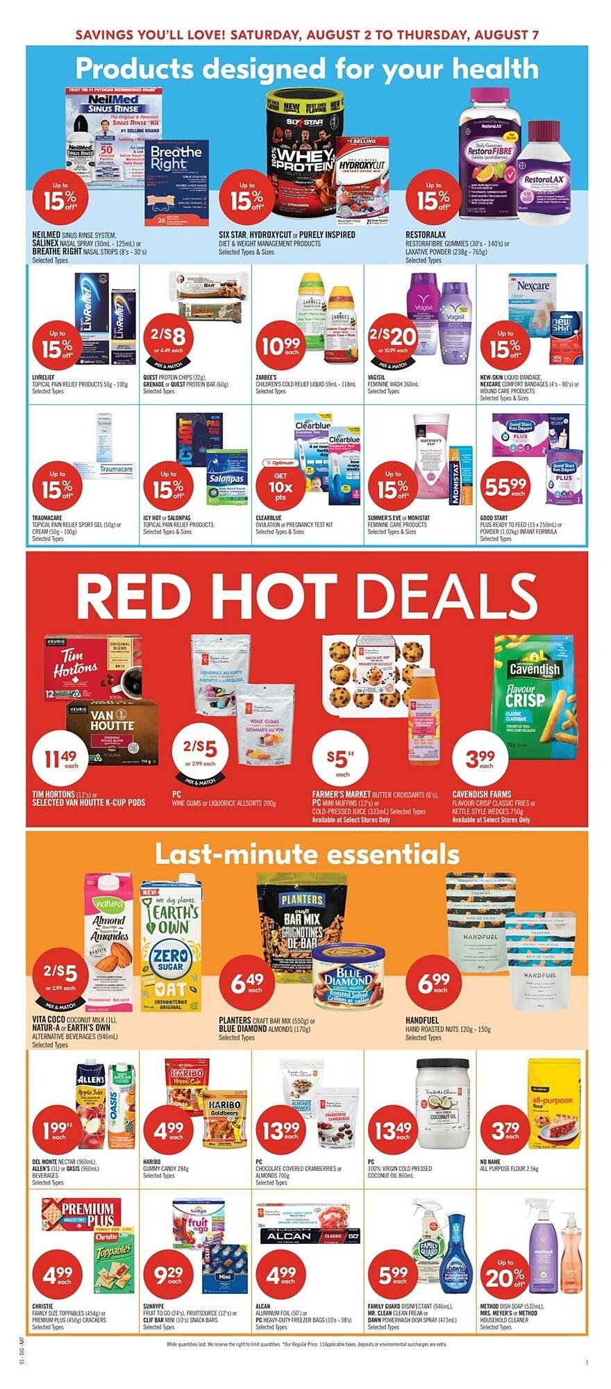 Shoppers Drug Mart flyer