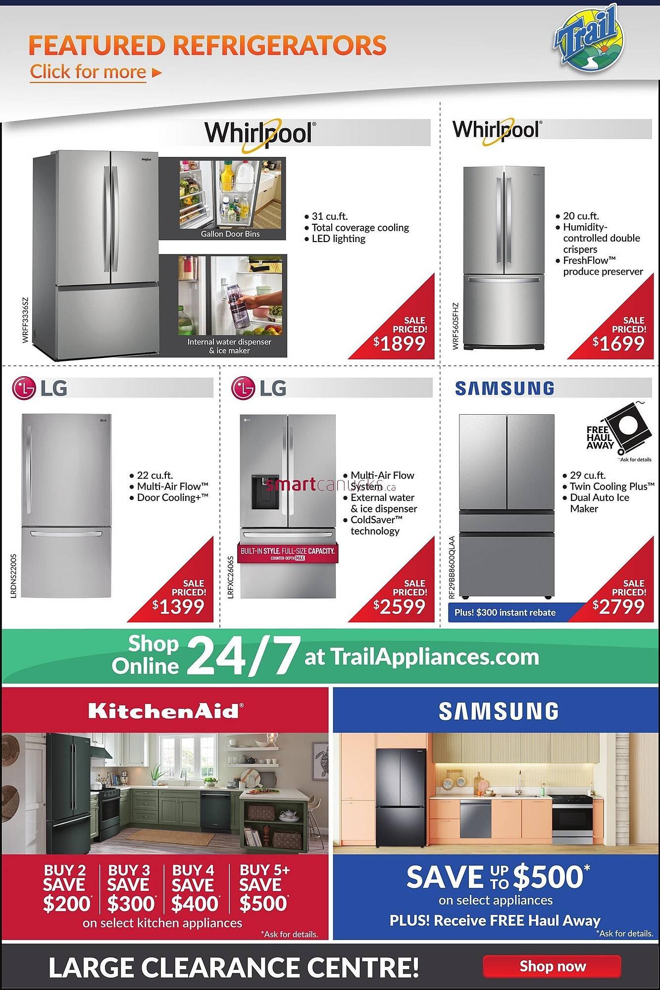 Trail Appliances flyer