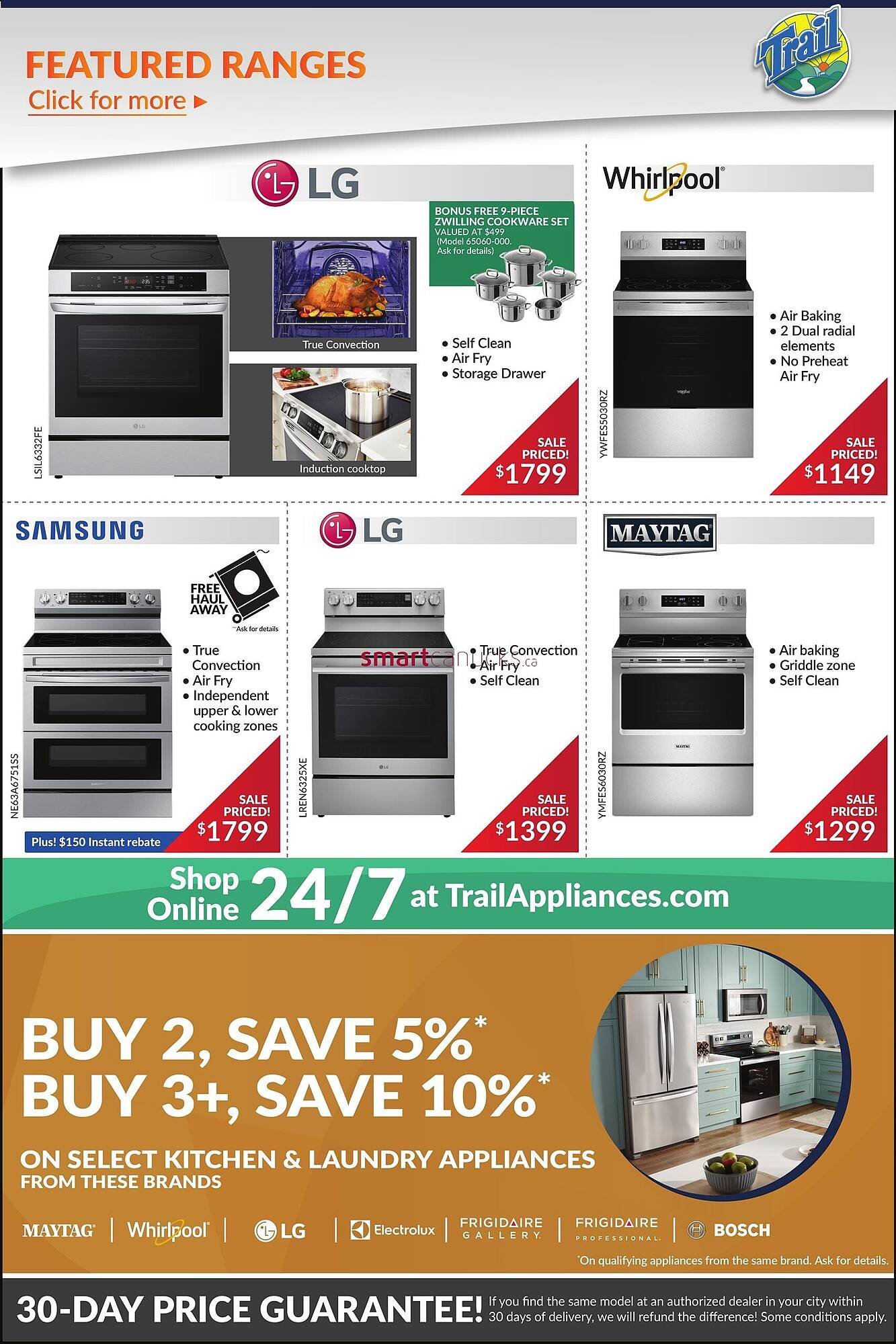 Trail Appliances flyer