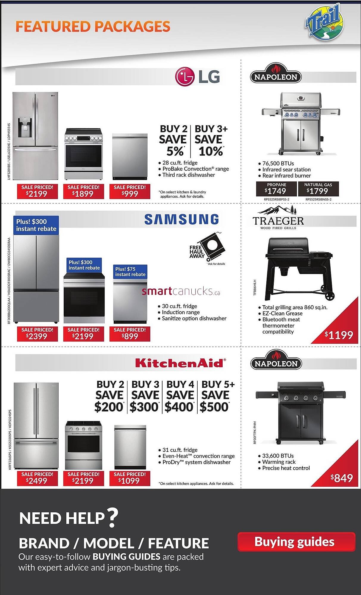 Trail Appliances flyer