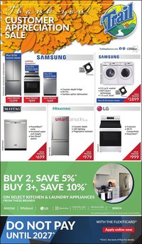 Trail Appliances flyer