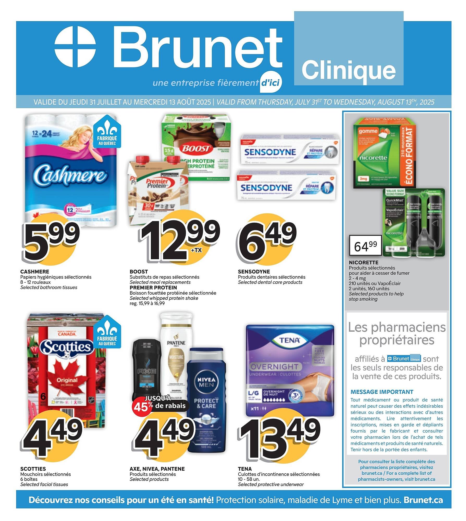 Brunet flyer (2025-07-31 - 2025-08-06) | 1