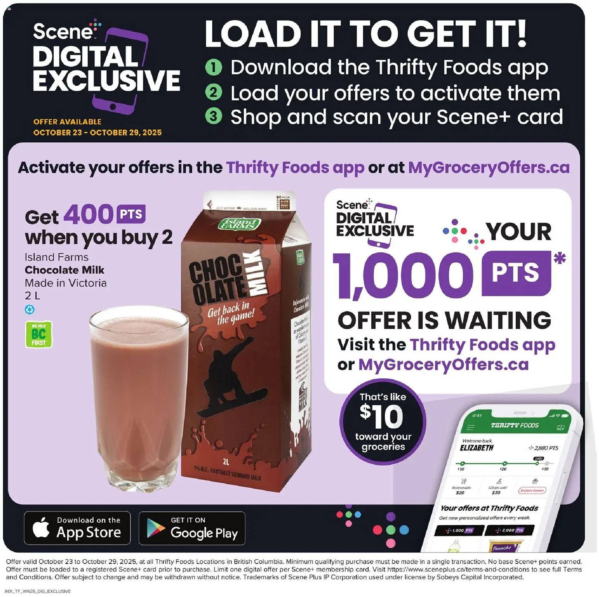 Thrifty Foods flyer