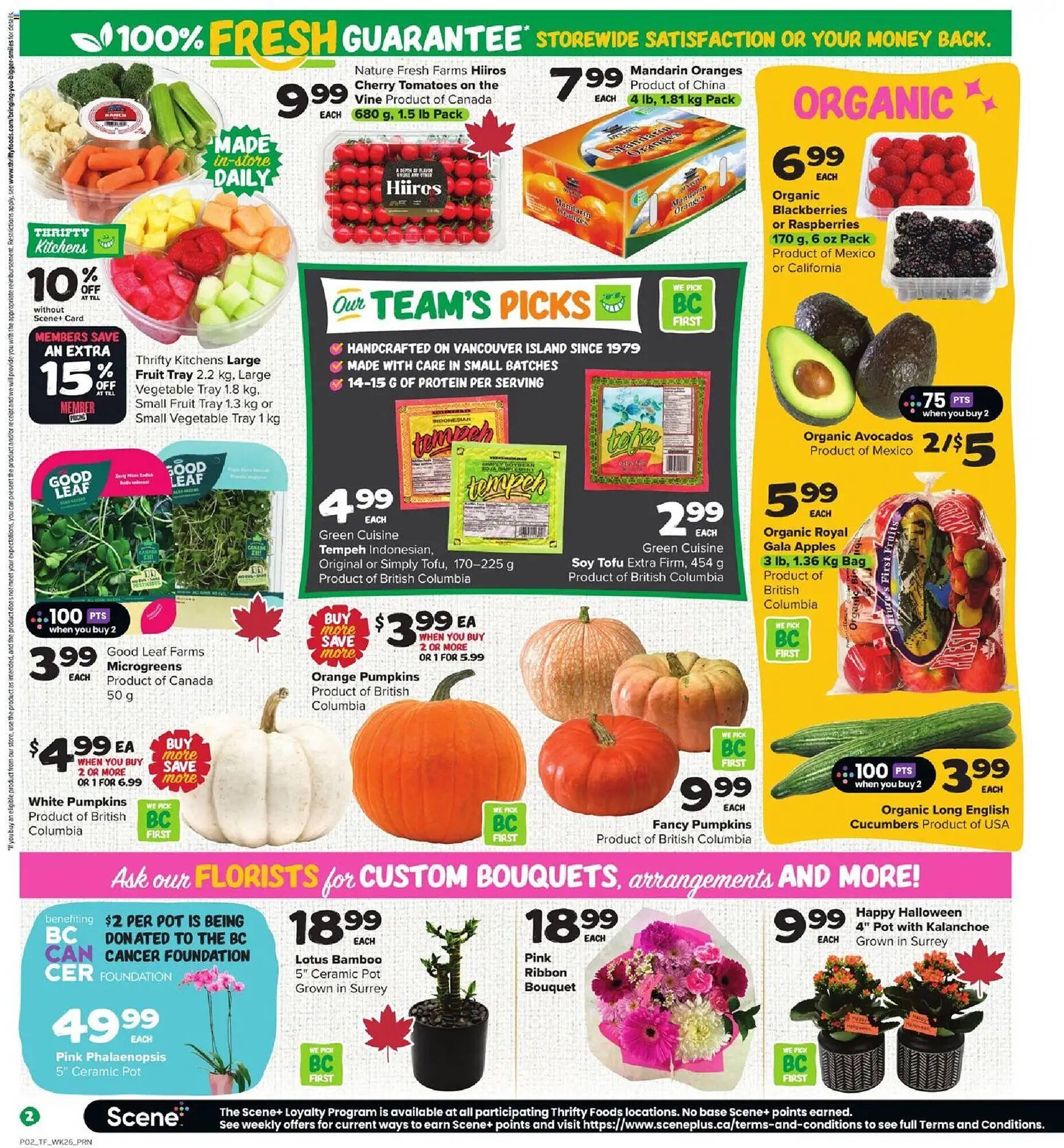 Thrifty Foods flyer