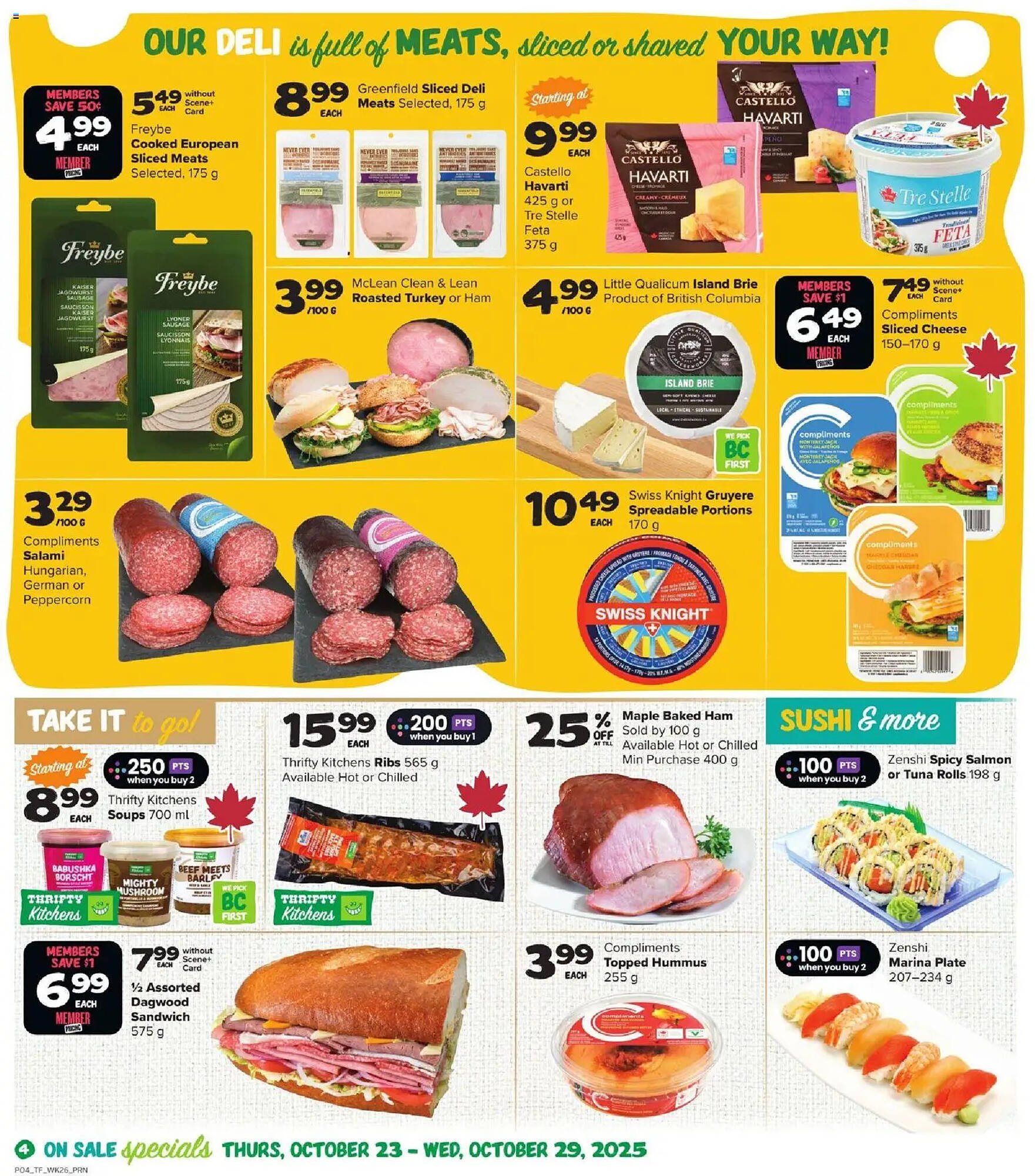 Thrifty Foods flyer