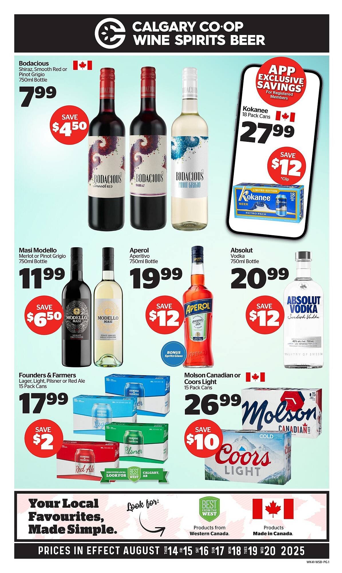 Calgary Co-op flyer (2025-08-13 - 2025-08-19) | 1